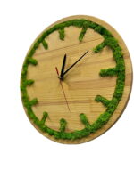 Round Wooden Watch with Iceland Moss Classic - Image 5