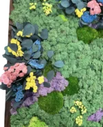 Moss Art “Flower Symphony” with Reindeer Moss and Cushion Moss - Image 6