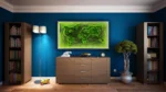 3D Illuminated World Map with Spherical and Flat Moss - Image 2